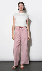 Hellen Stripe Pull Up Drawstring Pant