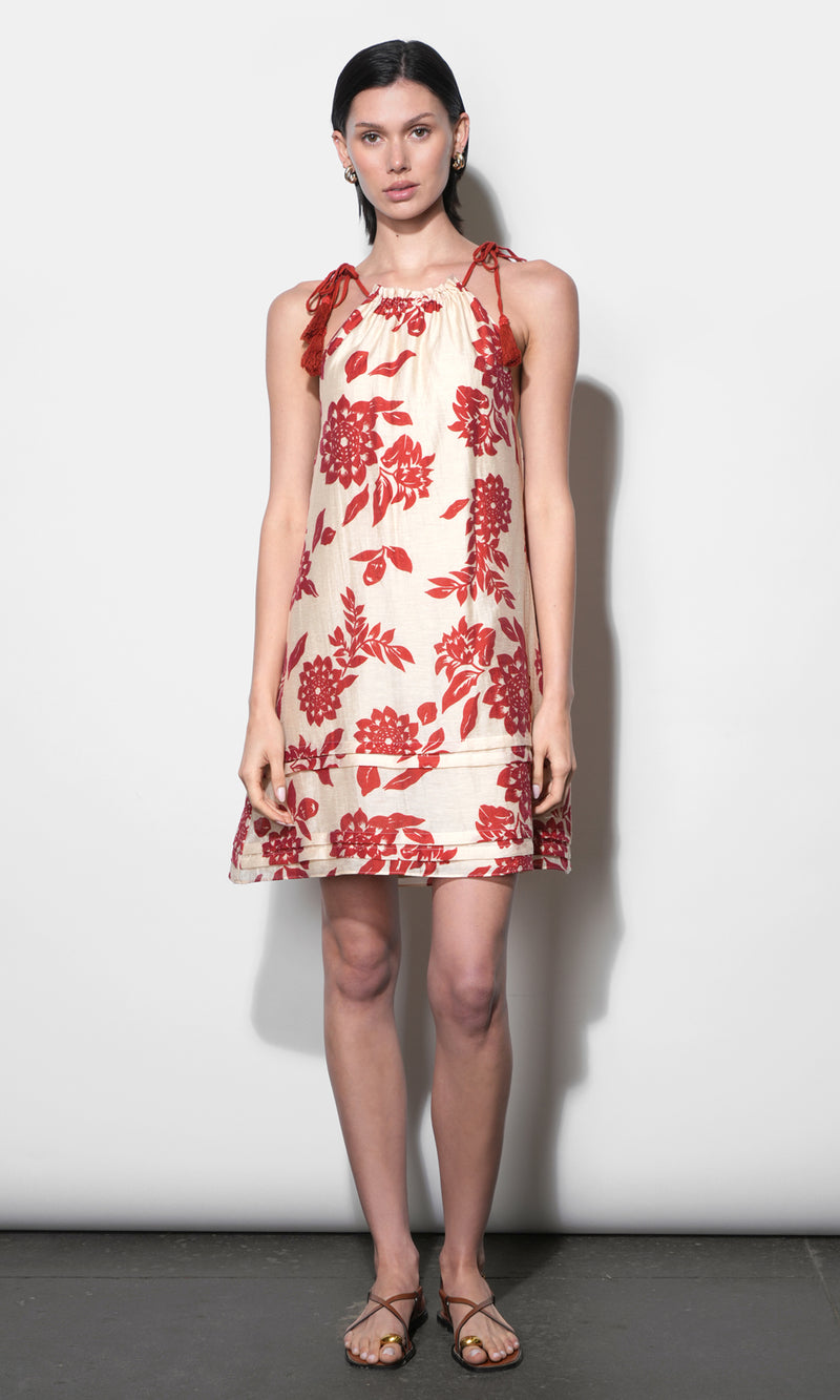 Hadlee Halter Tie Rope Mini Dress