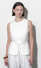 Hadley Linen Vest G263T7509