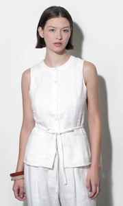 Hadley Linen Vest G263T7509