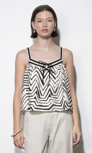 Harper Crochet Detail Sleeveless Top G262T7450