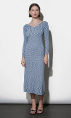 Harper Off The Shoulder Sweater Knit Dress G258WD6128