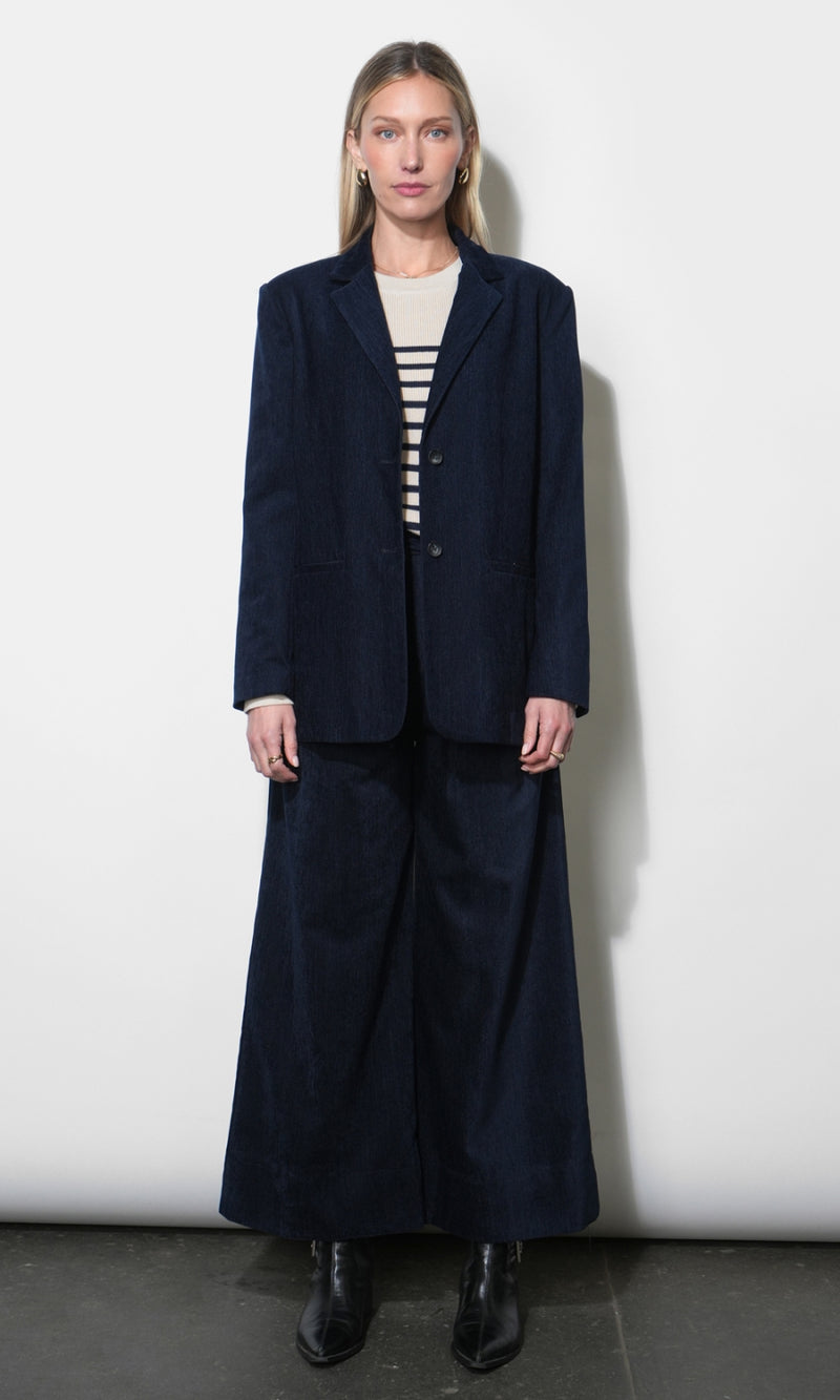 Helena Soft Belted Wide Leg Pants G269P6587_NAVY