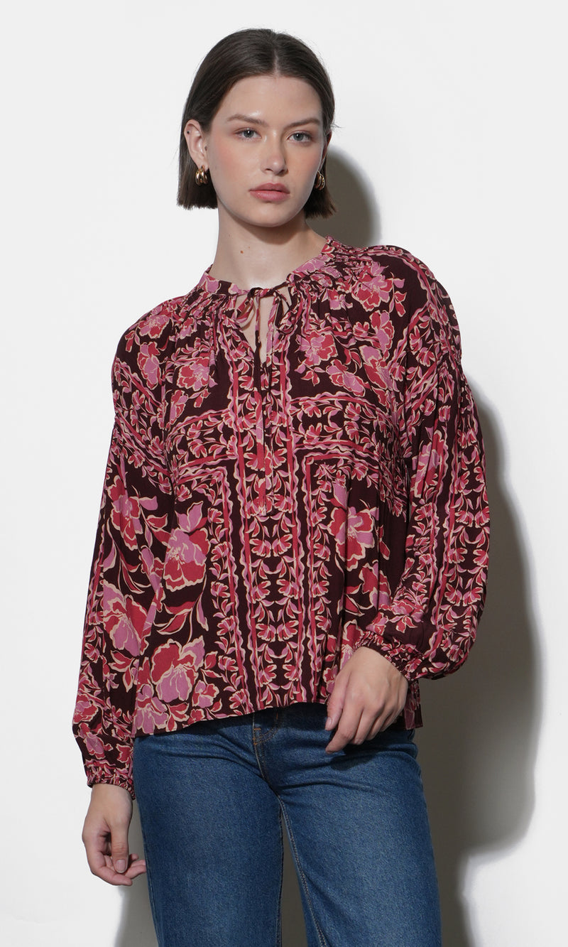 Hendrix Balloon Sleeve Blouse G258T7298
