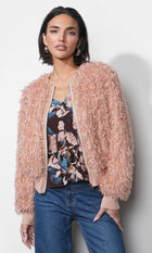 Imani Shaggy Rib Hem Jacket G2510J1839