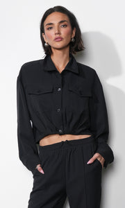 Ina Button Up Cropped Shirt G2511T7395