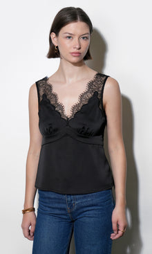 Isis Lace Detail Satin Cami G2511T7394