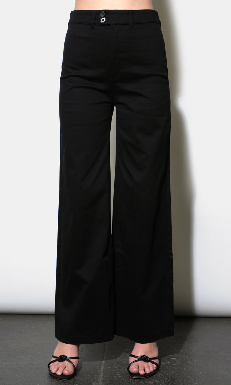 Jennsen Cotton Canvas Wide Leg Pants G255P6444