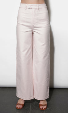 Jennsen Cotton Canvas Wide Leg Pink Pants G261P644