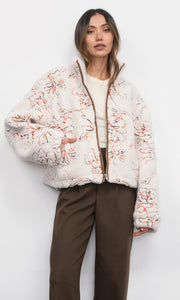 Jimi Embroidered Sherpa Bomber Jacket G259J1833