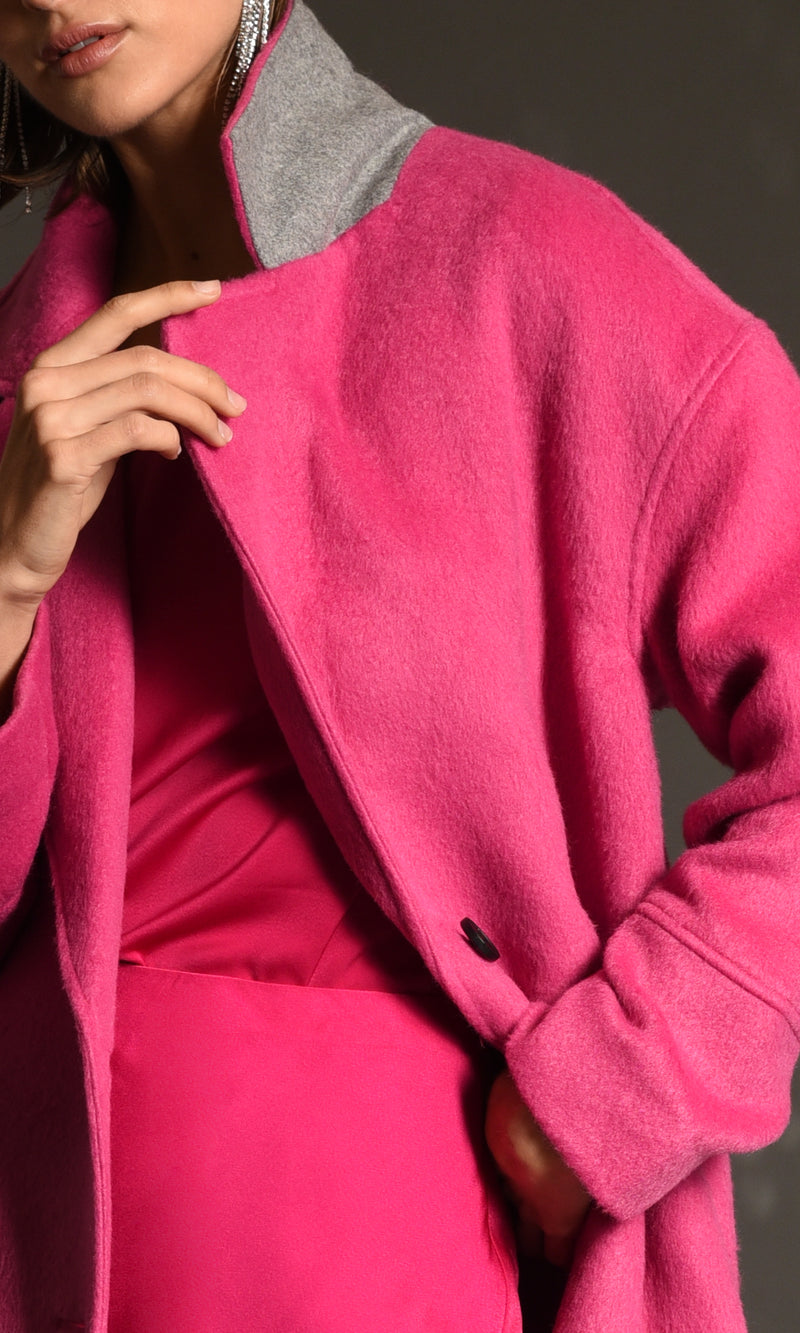Bryce Brushed Oversized Coat