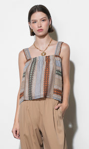 Kai Pleated Strap Tank G261T7428