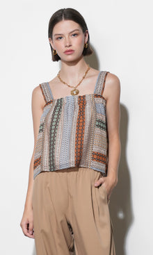 Kai Pleated Strap Tank G261T7428