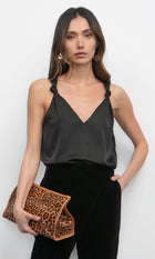 Kassi Shoulder Knot Satin Top G246T6850