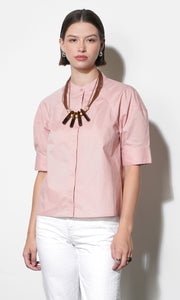 Laya Puff Sleeve Button Up Blouse G261T7408