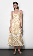 Layla Scarf Print Midi Dress G265D7186