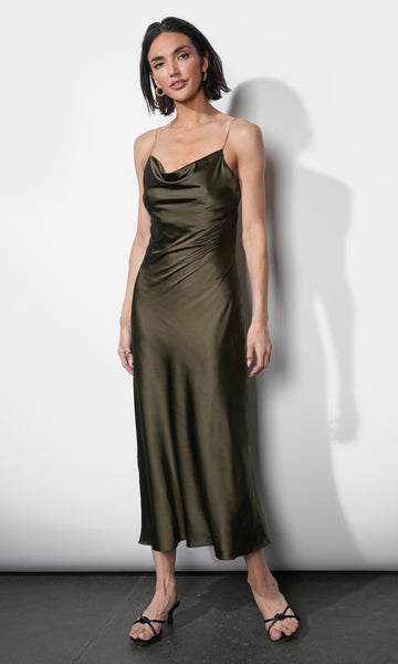 Leah Jewel Strap Slip Dress | Greylin
