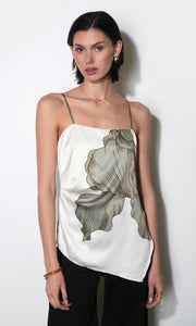 Lennon Side Tie Asymmetric Cami Top G2512T7398