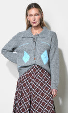 Lola Ultra Soft Cardigan G268WJ6194_HEATHER GREY