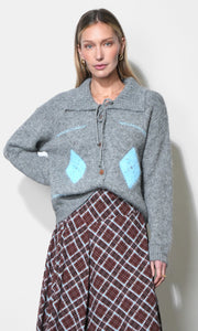 Lola Ultra Soft Cardigan G268WJ6194_HEATHER GREY