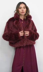 Maddox Shaggy Faux Fur Cropped G258J1832