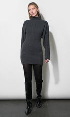 Margot Mini Sweater Dress G269WD6215_CHARCOAL