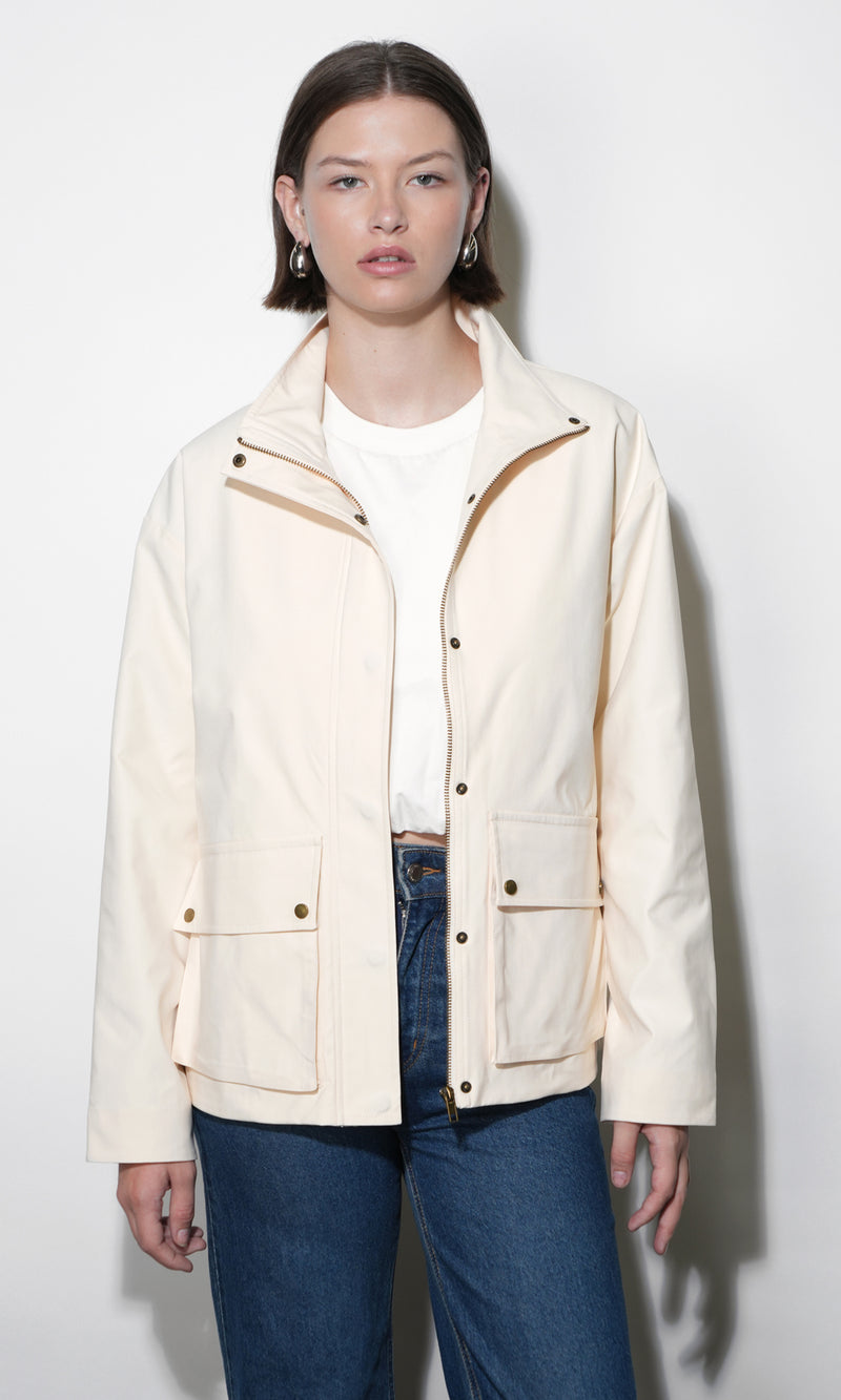 Mila Water Resistant Funnel Neck Jacket G262J1872