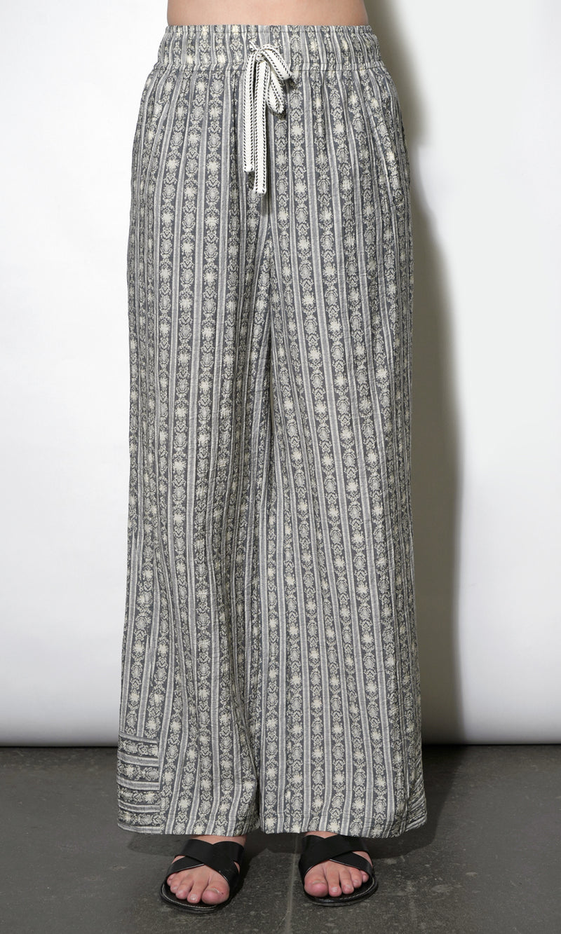 Naomi Stripe Pattern Drawstring Pants G262P6544
