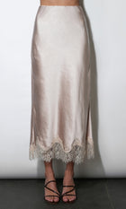 Nina Midi Lace Hem Slip Skirt G2610S9513_TAUPE