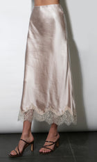 Nina Midi Lace Hem Slip Skirt G2610S9513_TAUPE