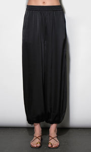 Ophelia Elastic Waist Balloon Pants G266P6585_BLACK