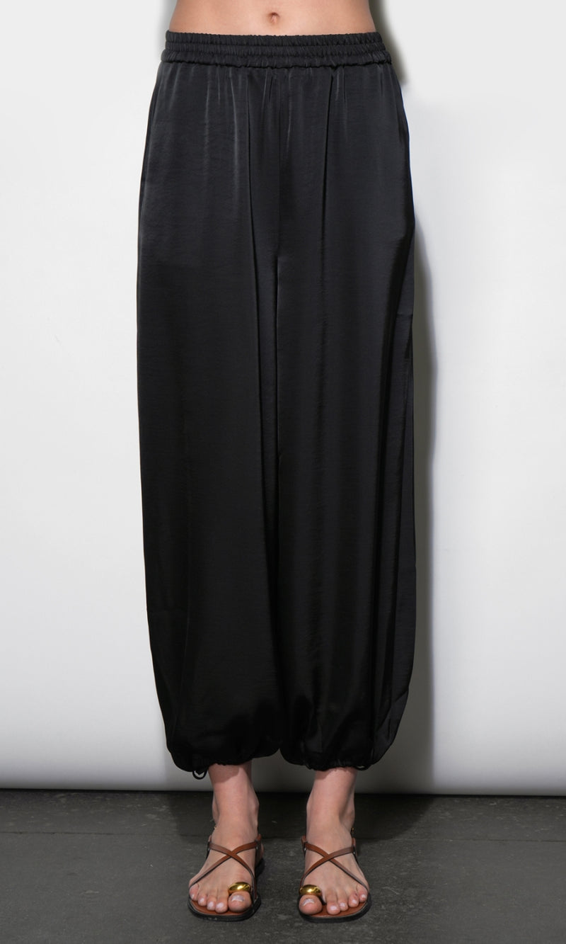 Ophelia Elastic Waist Balloon Pants G266P6585_BLACK