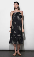Paige Layered Ruffle Midi Dress G264D7178_MIDNIGHT