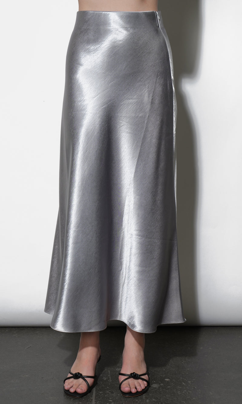 Paige Skirt chrome G259S9390