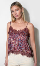 Palmer Lace Cami G267T7619_BURGUNDY