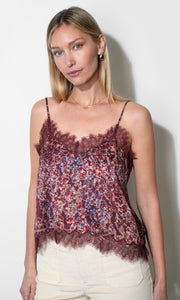 Palmer Lace Cami G267T7619_BURGUNDY