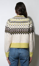 Quinn Fair Isle Cardigan G2610WJ6232_OAT/LEMON