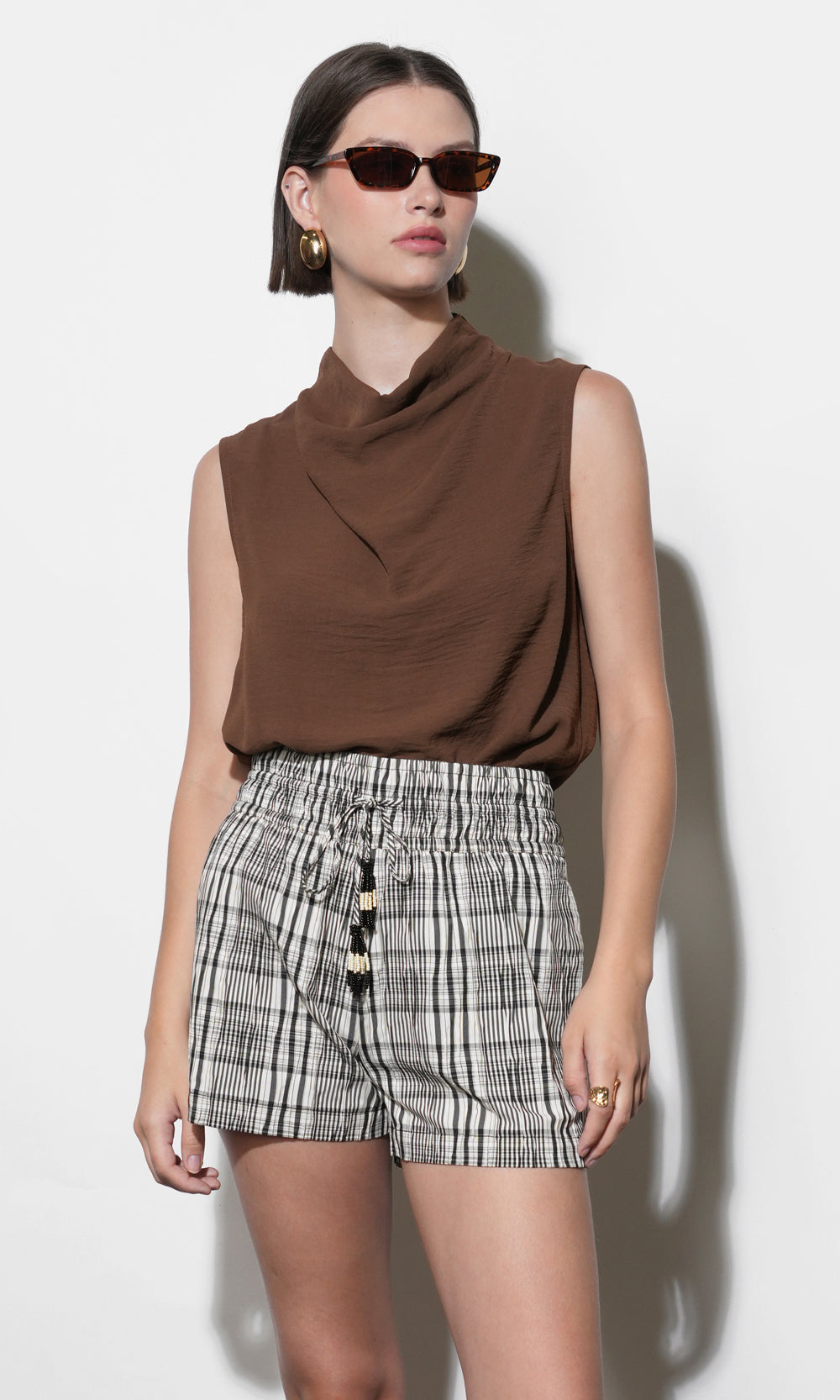 Quinn High Cowl Neck Top G261T7443