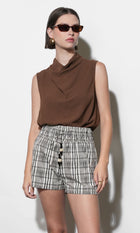 Quinn High Cowl Neck Top G261T7443