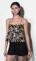 Raelynn Tie Front Swing Top G265T7563