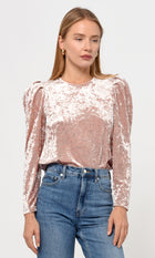 Rosana Crushed Velvet Blouse G109T6437
