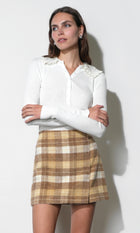 Rowan Wrap Mini Skirt G2610S9511_LEMON