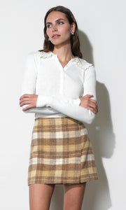 Rowan Wrap Mini Skirt G2610S9511_LEMON