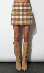 Rowan Wrap Mini Skirt G2610S9511_LEMON
