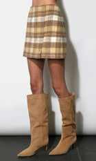 Rowan Wrap Mini Skirt G2610S9511_LEMON