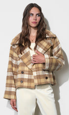 Ruthi Oversized Short Peacoat G2610J1917_LEMON