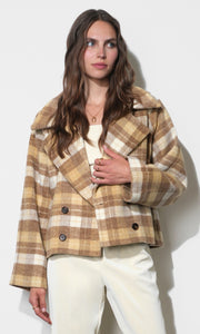 Ruthi Oversized Short Peacoat G2610J1917_LEMON