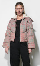 Sally Gingham Puffer Jacket G258J1806_MULTI