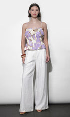 Savannah Wide Leg Linen Pants G263T7470