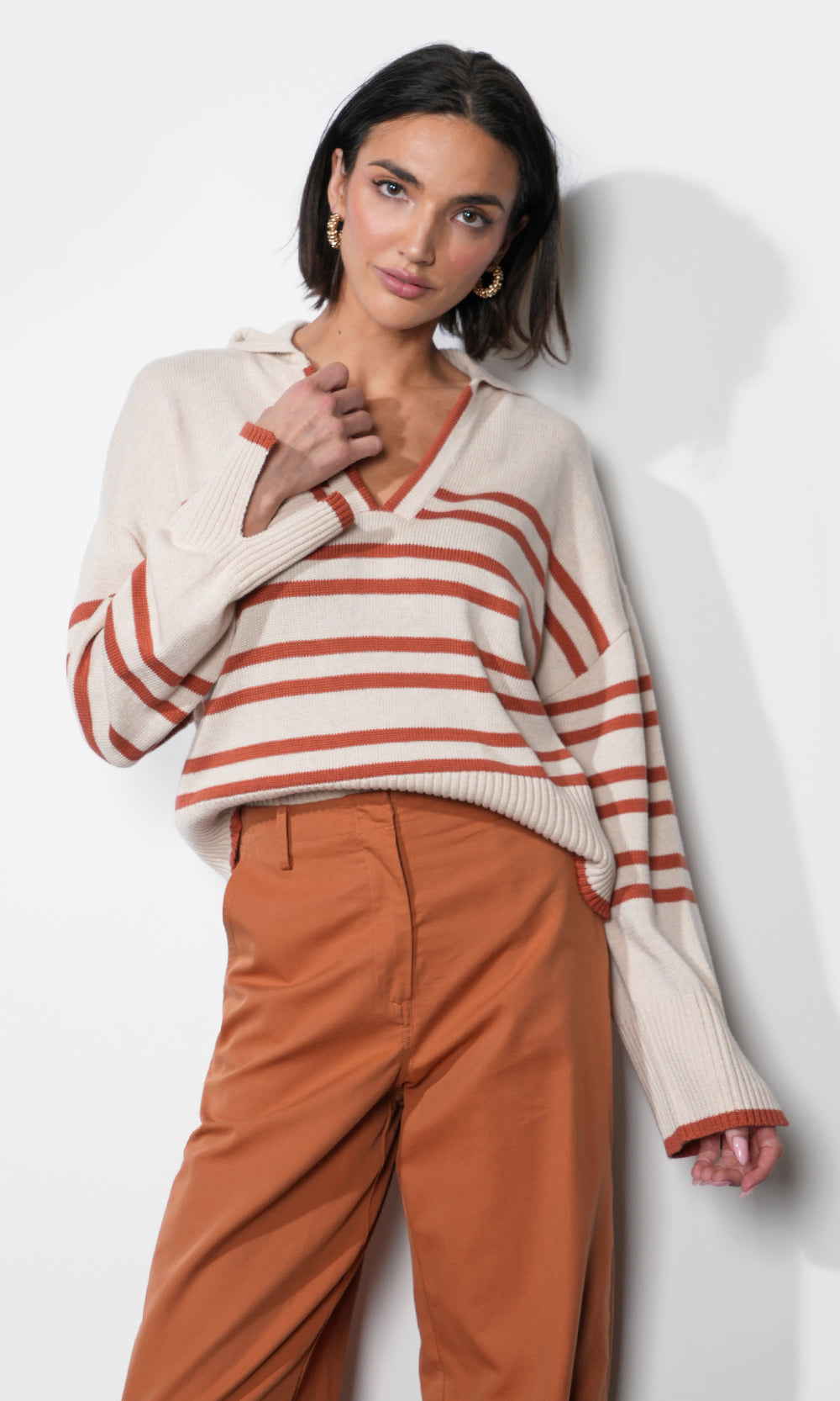 Sawyer Stripe Sweater G2512WT6162